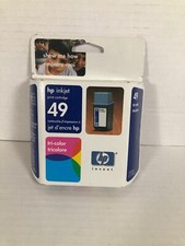 HP Inkjet 49 Tri-Color Print Ink Cartridge Genuine New picture
