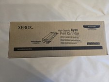 NEW GENUINE XEROX 113R00723 HIGH CAPACITY CYAN TONER CARTRIDGE PHASER 6180 picture