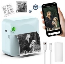 Micro Printer, Pocket Printer, Inkless Sticker Thermal Printer picture