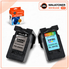 Two PG-240XL CL-241XL Black Color Ink For Canon PIXMA MG3220 MG3620 MX459 MX479 picture