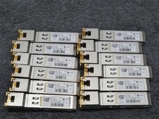 Lot of 12 Cisco GLC-TE 30-1475-01 1000BASE-T RJ45 Copper SFP Transceivers picture