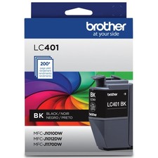 Brother Genuine LC401BK Standard Yield Black Ink Cartridge picture