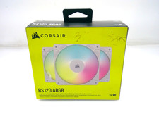 CORSAIR - RS120 ARGB 120mm PWM Fans (3-pack) - White CO-9050185-WW Open Box picture