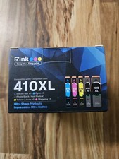 EZInk Epson 410xl Cartridges, Missing Small (Photo) Black Cartridge. New Sealed. picture