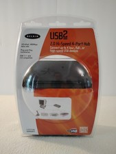 Belkin Model F5U224 2.0 Hi-Speed USB 4-Ports External Hub Sealed New. picture