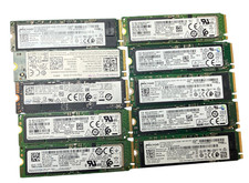 Lot of 10x 256GB M.2 NVMe 256GB SSDs - Single Cut M-Key - Mixed Major Brands picture
