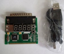 Universal Notebook 4-Digit Diagnostic Card - US SELLER - POST Test Tool LPT USB picture