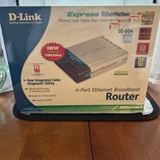 D-Link DI-604 4-Port Ethernet Broadband Router - NEW Factory Sealed picture