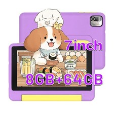 7 inch Kids Tablet Android 13 for Ages 3-12,8GB+64GB ,Back-to-School Educational picture