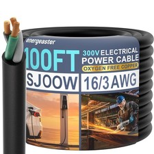 100FT 16/3 SJOOW Electrical Cable - Flexible Copper Wire for Versatile Use picture