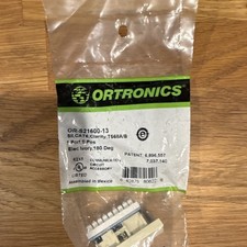 Ortronics OR-S21600-13 Cat6 T568A/B RJ-45 Female Jack, Ivory 180° picture