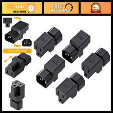 5-Pack IEC 320 C14 to NEMA 5-15R AC Power Adapter, 3-Pole Male to Female Convert picture
