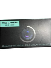 USB 2K HD Web Cam 1080p Camera Webcam with Microphone for Computer PC Laptop picture
