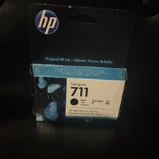 HP 711 38-ml Black DesignJet Ink Cartridge, CZ129A Exp 12/26 picture