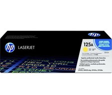 HP LASERJET 125A #CB542A Yellow Standard Print Cartridge opened Box FREE USA S&H picture