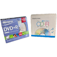 Memorex Music CD-R Recordable 700MB 40x 10-Pack Standard Jewel Cases picture