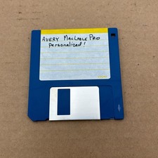 Vintage Avery MacLable Pro Personalized SPECIAL Software Disc for Mac picture