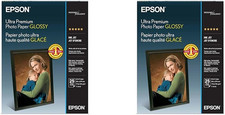 Epson Ultra Premium Photo Paper Glossy, Letter, 8.5 X 11, 25 Sheets , White picture
