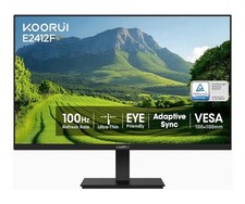 KOORUI 24-inch Computer Monitor Full HD 1920 x1080p 100Hz VA Display 4000 E2412F picture