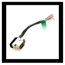 DC POWER JACK w/ CABLE HP 15-BA006CY 15-BA006DS 15-BA007CL 15-BA007CY 15-BA007DS picture