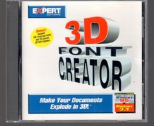 Expert Software 3D Font Creator CD-ROM Make Your Documents Explode in 3D L@@K  picture