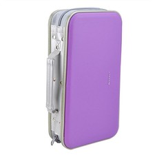 BEYLEG 96 Capacity CD DVD Blu-ray Hard Shell Storage Case Purple Japan Import picture