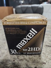 Maxwell MF 2HD 3.5 High Density 29pcs. Open Box Untested  picture