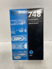Epson 748 DURABrite Pro Standard-Capacity Cyan Ink Cartridge 5/2027 picture
