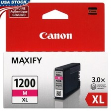 High Yield PGI-1200XL Ink Cartridge Magenta Smudge-proof Durable Ink Printers US picture