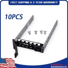10X 2.5in Hot Plug HDD Caddy Tray For Dell R430 R630 R730 R720XD With Screws picture