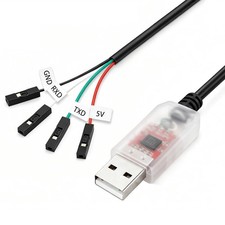 HJHYUL CP2102 USB to TTL Serial Adapter Cable, USB 2.0 to UART Converter 4 Pi... picture