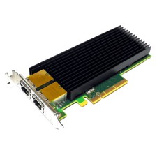 Silicom PE210G2I40-T Dual Port 10GbE PCI-Express x8 Server Adapter LP picture
