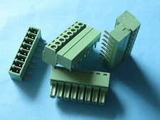 25 pcs Pitch 3.5mm Angle 9 way/pin Screw Terminal Block Connector Pluggable Type picture