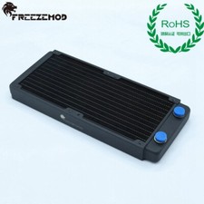 FreezeMod 120mm 240mm 360mm 480mm Black Copper Radiator G1/4 PC Water Cooling picture