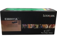 Lexmark E360H11A Black High Yield Toner Cartridge Genuine OEM Original picture
