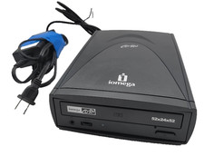 Iomega CD-RW CD Rewritable Drive CDRW55292EXT w/ OEM iOMEGA Power A/C & Adapter picture