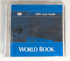 World Book 2001 User Guide Deluxe Edition CD Version 5.0 Two-CD Set Encyclopedia picture