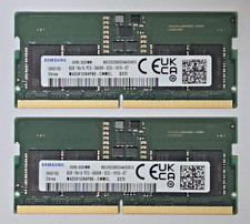 Samsung 16GB (2x8GB) DDR5 5600MHz SODIMM Laptop RAM M425R1GB4PB0-CWM0L 1Rx16 picture