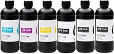 6 X 500ml UV DTF Ink (CMYKWV) for XP600 DX5 DX6 DX7 DX10 UV DTF Sticker Printer picture