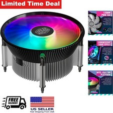 ARGB Low Profile CPU Air Cooler for Intel LGA 1700 1851 120mm Fan 95W TDP picture