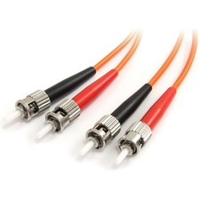 StarTech 1M Multimode Duplex 62.5/125 LSZH Fiber Optic Cable - ST/ST picture
