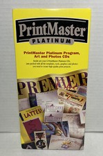 PrintMaster Platinum by MindScape for Art & Photos 6 CD's Set For Print Projects picture