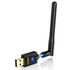 EDUP USB WiFi Adapter AC600M for Desktop PC, Wireless AC600M, Black picture