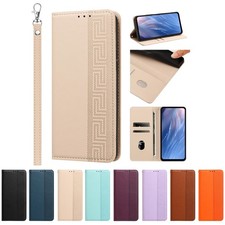 Flip Magnetic Leather Card Wallet Cover Case For A15 A16 A24 A26 A57 A27 A14 A37 picture