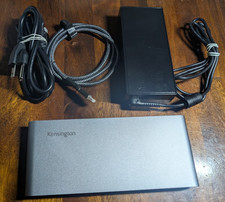 Kensington SD4810P USB-C Triple Video Dock K34981 w/ Power Adapter Tested picture