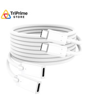 USB C Extension Cable 10FT 2-Pack,USBC Extender 15W/3A Fast 10FT, White picture