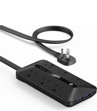 Anker A91F2 10-in-1 Surge Protector Power Strip 6 Outlets 2 USB-A 2 USB-C 5ft picture