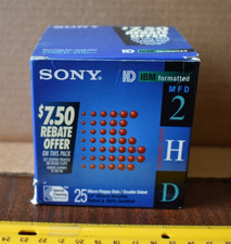 Lot of 25 Sony Diskettes 3.5