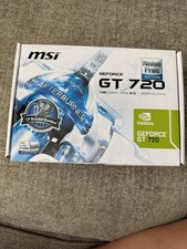 MSI NVIDIA GeForce GT 720 1GB DDR3 N720-1GD3HLP PCIe HDMI DVI VGA w/ Box picture