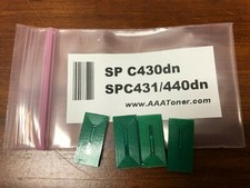 4 x UNIVERSAL Toner Reset Chip  for Ricoh C440, C440DN, SP C430DN, C431DN Refill picture